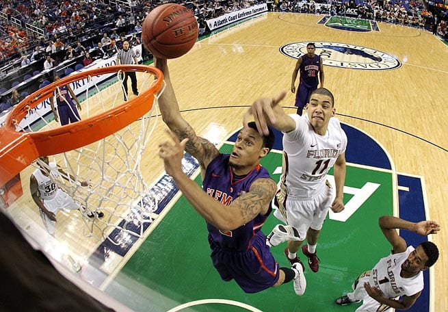 Small forward K.J. McDaniels improved his production across the board as a junior at Clemson.